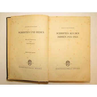 Repaire dAlfred Rosenberg Schriften Jahren 1921 - 1923. Espenlaub militaria